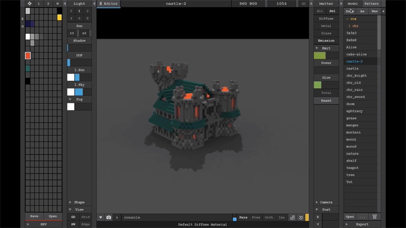 想学最好上手的3D建模软件MagicaVoxel？这里有超多教程！