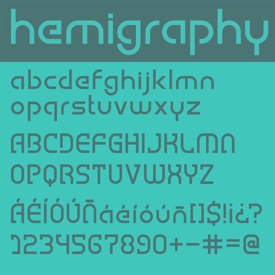 HEMIGRAPHY FREE FONT