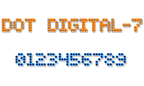 Dot Digital-7 font