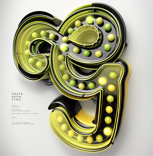 peter tarka typography illustration