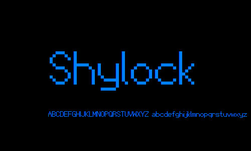 Shylock NBP font