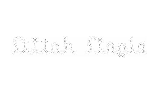 Single line stitch fonts free download