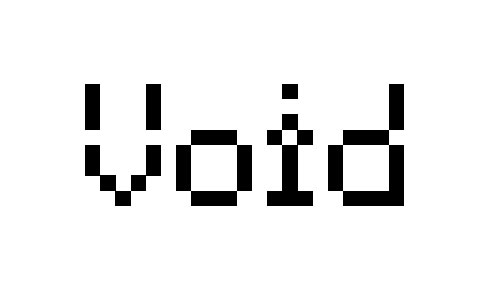 Void Pixel-7 font