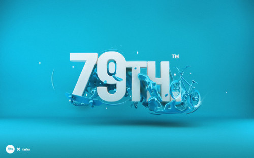 79TH 500x312 30 Insanely Creative Typography Designs with Jaw Dropping Effect