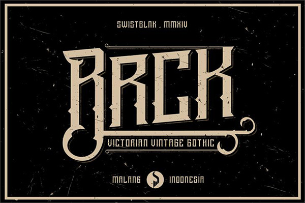 Bracker font by swistblnk in 25 Fresh and Free Fonts for February 2014 