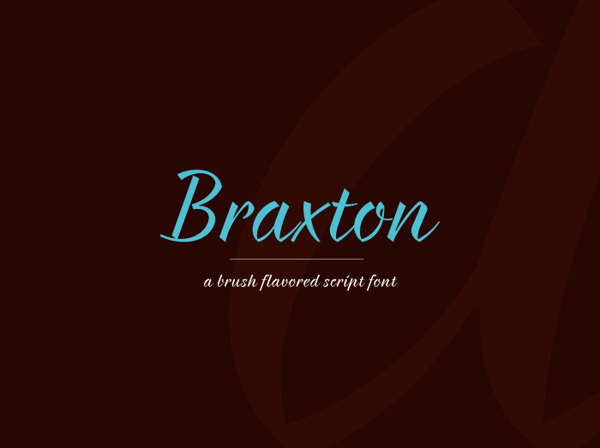 Braxton free font by Evgeny Tkhorzhevsky in 23 New Free Fonts and Typefaces