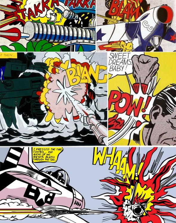 Comic Strips Typography Strong Colors