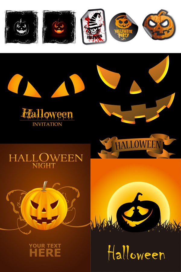 Halloween-Icons set