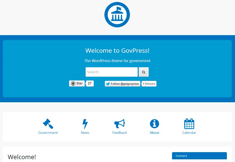 Govpress WP theme