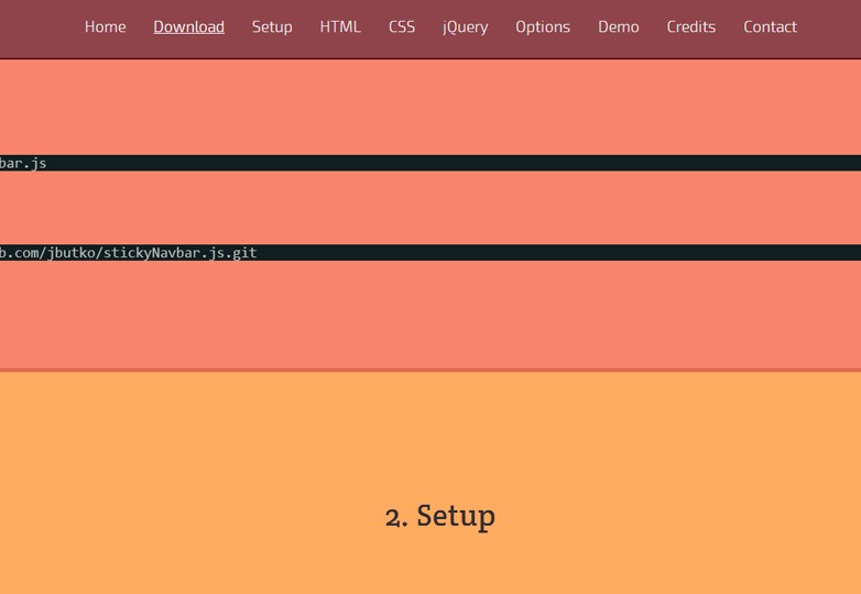 Sticky navbar.JS