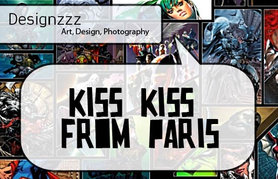 Kiss Kiss From Paris font