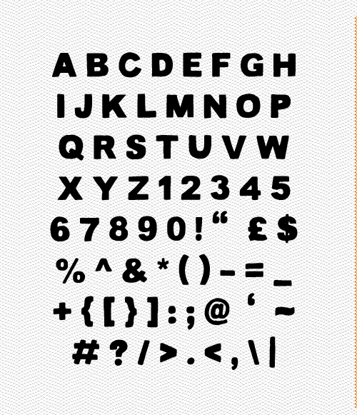 Lance Font Letters