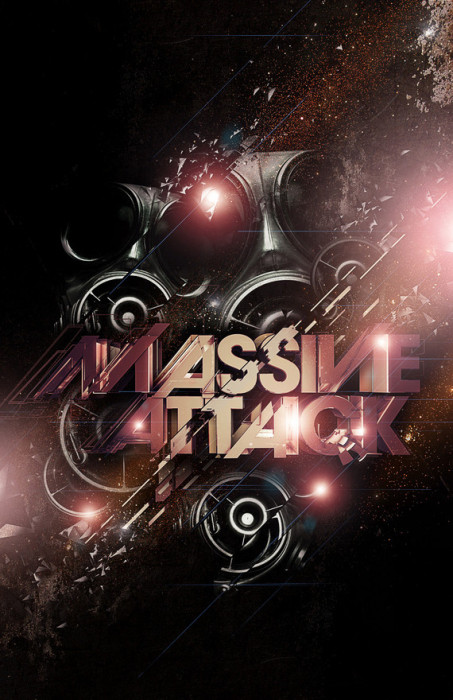 MASSIVE ATTACK 453x700 30 Insanely Creative Typography Designs with Jaw Dropping Effect