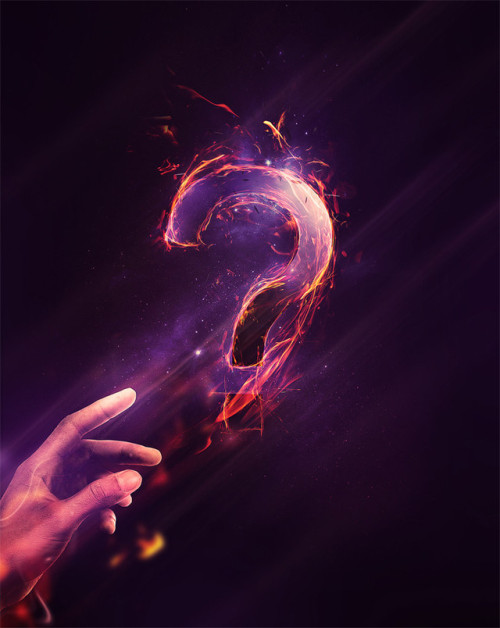 Question 500x628 30 Insanely Creative Typography Designs with Jaw Dropping Effect