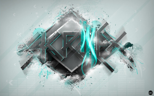 Skrillex 500x312 30 Insanely Creative Typography Designs with Jaw Dropping Effect