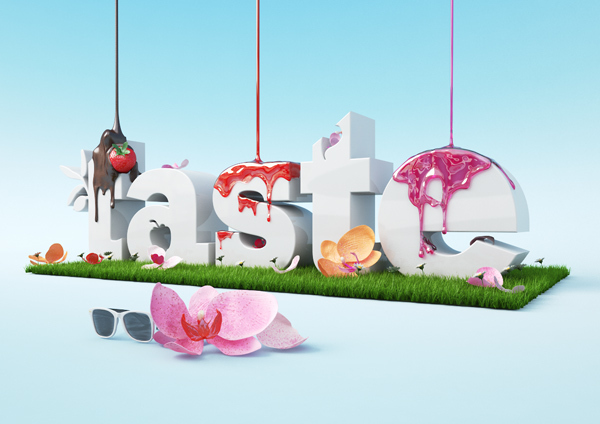 Taste in Crazy Typography by Chris LaBrooy