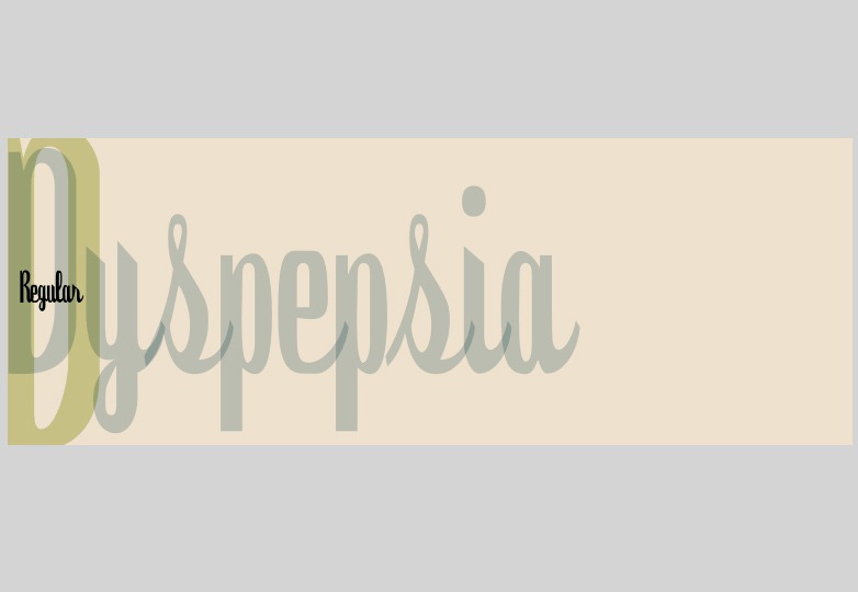 Dyspepsia Font