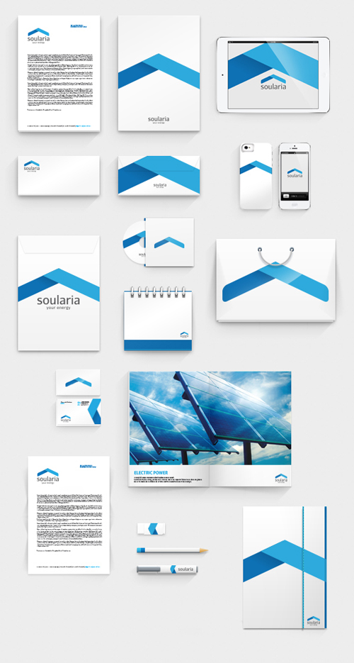 SOULARIA | YOUR ENERGY Branding letterhead