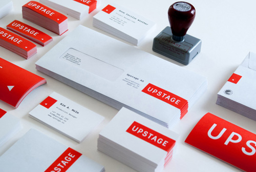 Upstage identity Branding letterhead