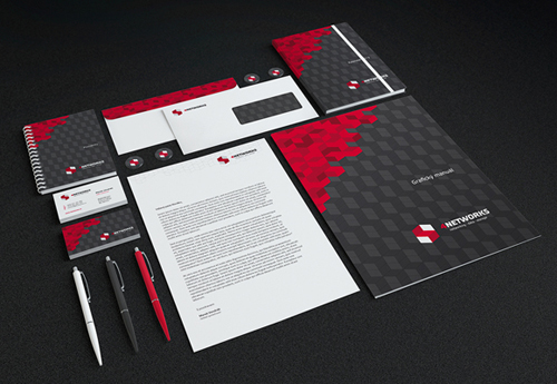 4NETWORKS Identity Branding letterhead