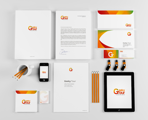 Geeky Tour Branding letterhead