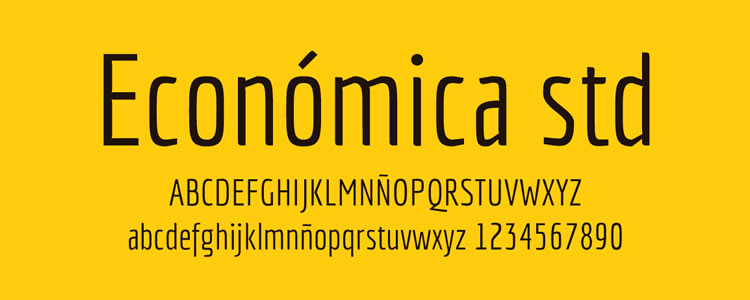 freebies designers web Economica STD free font