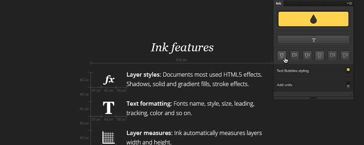 freebies designers web Ink - Photoshop Documentor Plugin