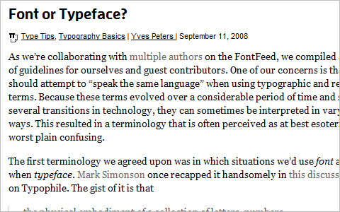 Useful Typography Resources - Font or Typeface?