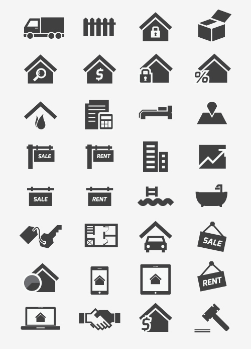 Free Real Estate Icons (34 Icons)