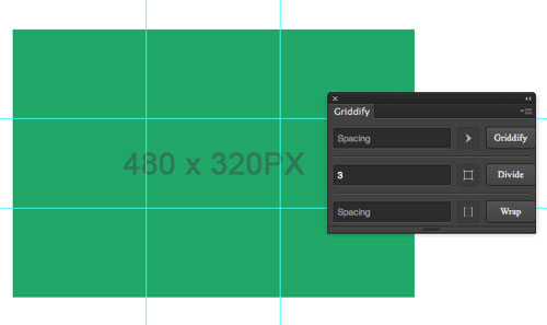 超方便！帮你快速生成Photoshop参考线的Griddify