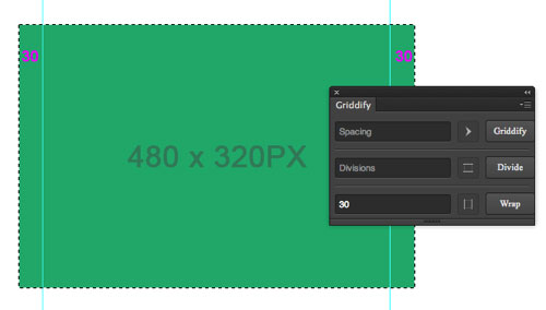 超方便！帮你快速生成Photoshop参考线的Griddify
