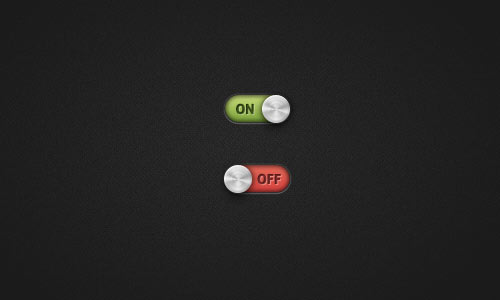 Toggle Switch PSD