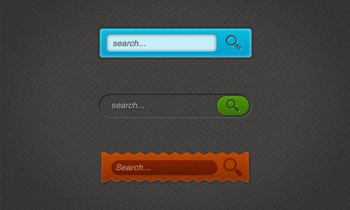 Free Custom Search Boxes (PSD)