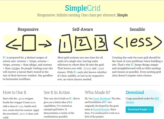  Simple Grid-Responsive Web Design Tool