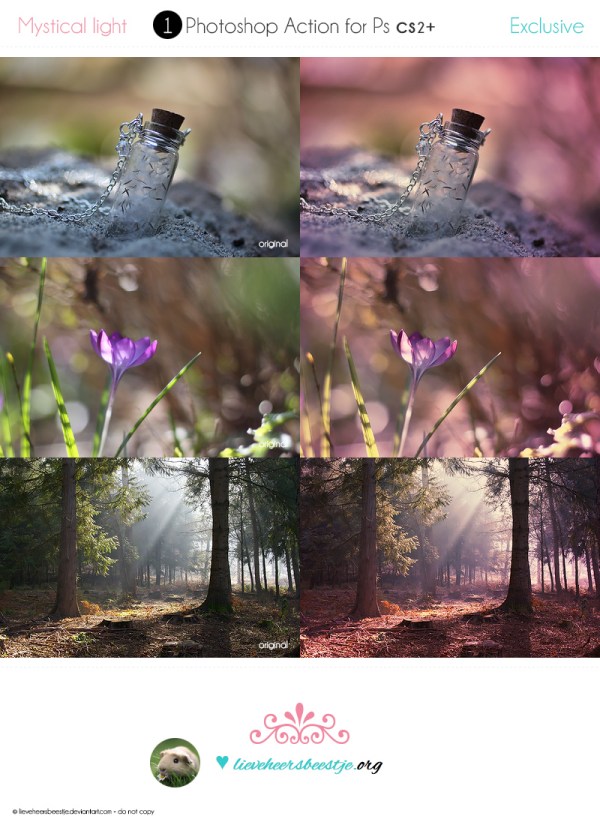 Photoshop Mystical Light Actions