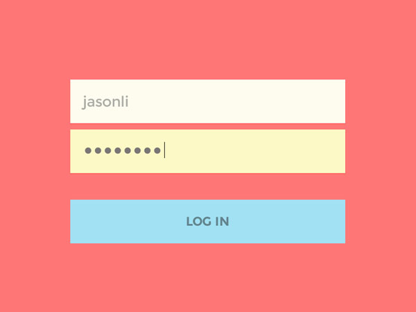 网页与App中那些优美的登陆表单