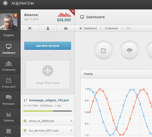 Aquincum - Premium Responsive Admin Template