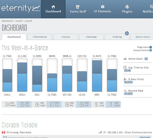 Eternity Admin Theme