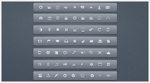 超赞！40套实用的网页设计ICON集萃