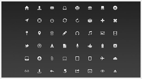 超赞！40套实用的网页设计ICON集萃