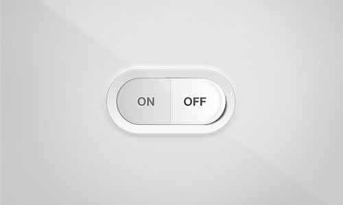 Toggle On – Off Switch PSD