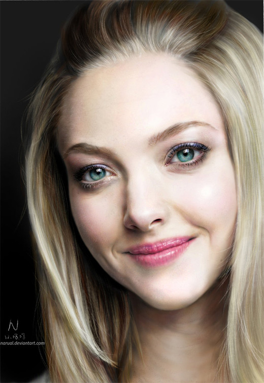 Amanda seyfried digital art painting celebrity