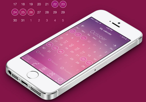 Concept WomenLog ios7 by Ksenia Butyrina