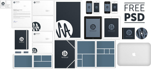 Corporate Identity Mockup Free PSD File