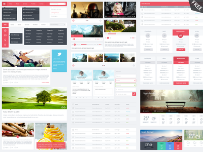 Flatic UserInterface Kit by M-Elgendy in 27 Fresh UI Kits for October 2013