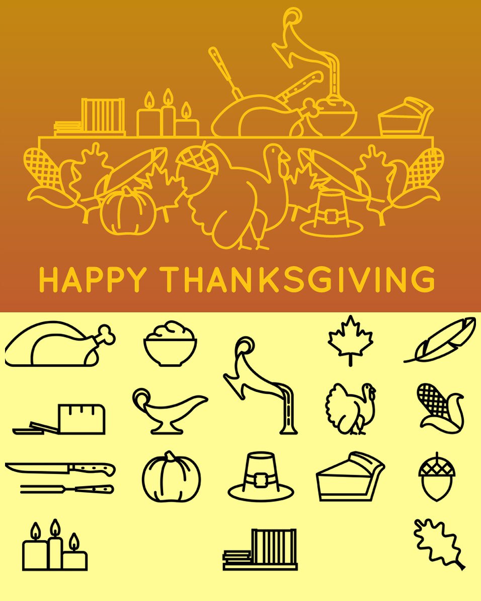 Free Thanksgiving Icons