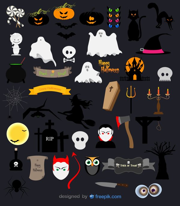 Halloween Vector Icons Pack