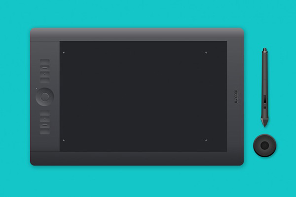 Illustration Wacom Intuos5 Touch by Barin Cristian in 50 Fresh Freebies From Dribbble