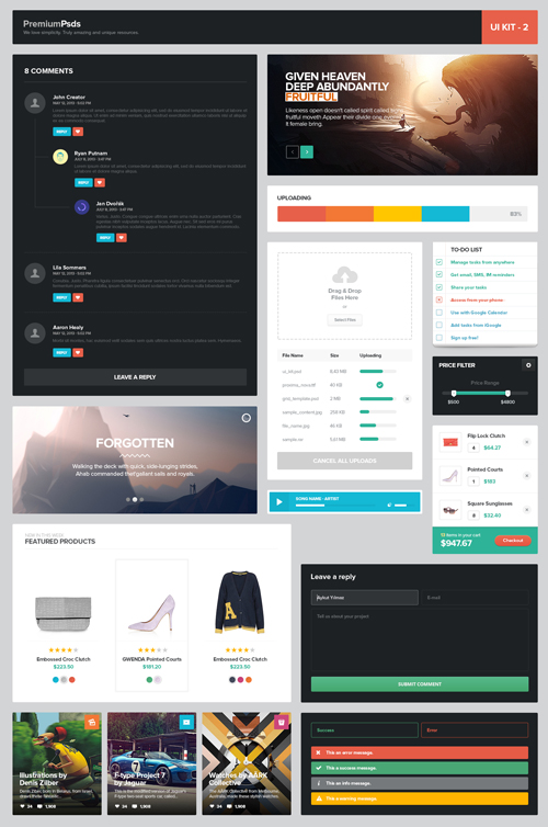 PSD UI KIT 2