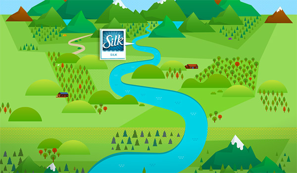 Reunite the River in 35 Examples of Vector Illustrations in Web Design